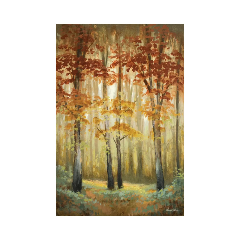 Woodland Glow I 1 Piece Wrapped Canvas Wall Art, 66.04cm H x 45.72cm W