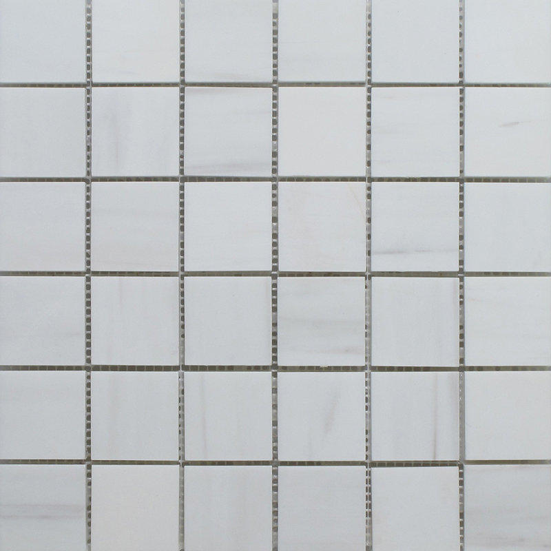 Carreau de mosaïque linéaire Bianco Dolomite