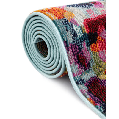 Hashimoto Washable Abstract Indoor Rug