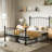 Queen Bed Frame With Headboard And Footboard Metal-1103081336-1075325641