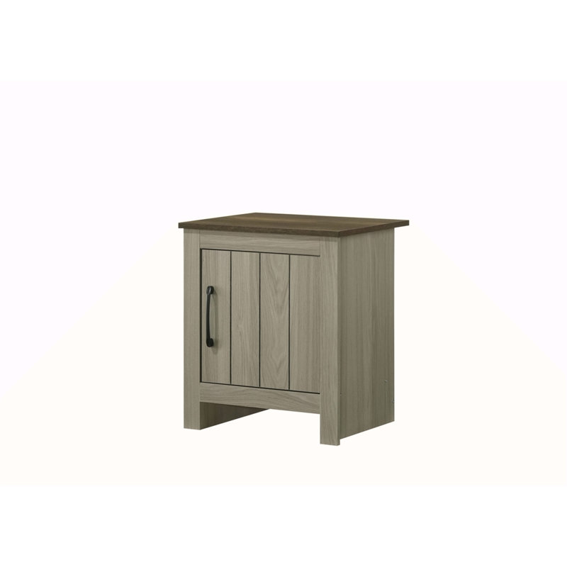 Table de bout l 16 po, table d'appoint, table de chevet avec porte d'armoire