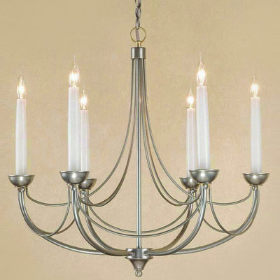 Haysi 6 - Light Candle Style Chandelier