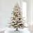 Pfeiffer 6.5' White Artificial Christmas Tree with LED White Lights with Stand