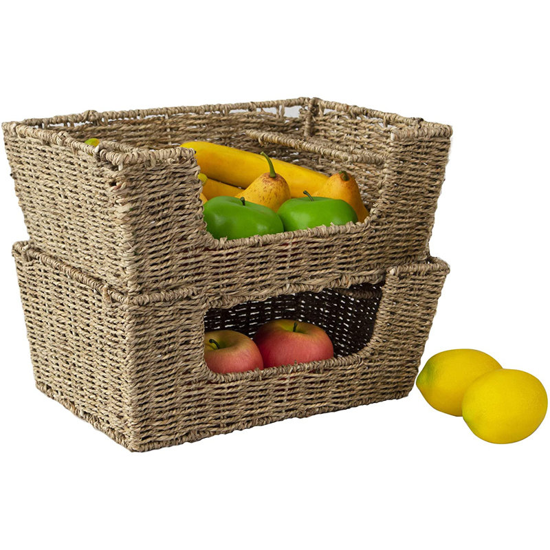 17 Stories Wicker Decorative Basket