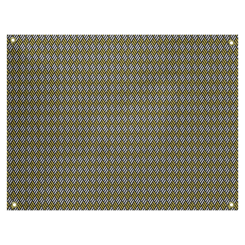 Tapisserie «Avicia Stripe Diamonds» par Katelyn Elizabeth, H 27,5 po x l 37,5 po, Intérieur / extérieur