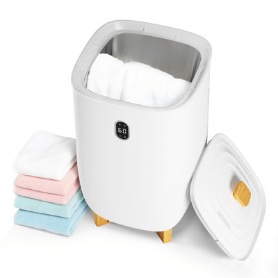 Towel Warmer Bucket, 20 L Towel Dryer Heater Blanket Warmer with Heating & Drying Modes, Led Display, Timer & Auto Shut Off, Compact for Bathrooms, Spas, Apartments
