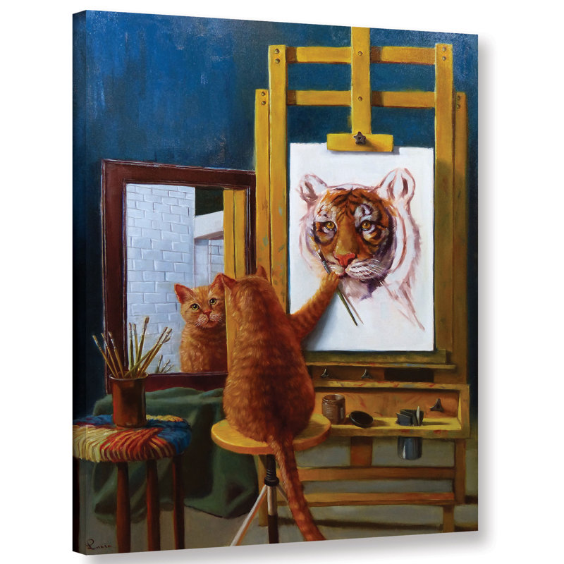«Norman Catwell» par Poynor, impression sur toile, H 10 po x l 8 po x P 2 po