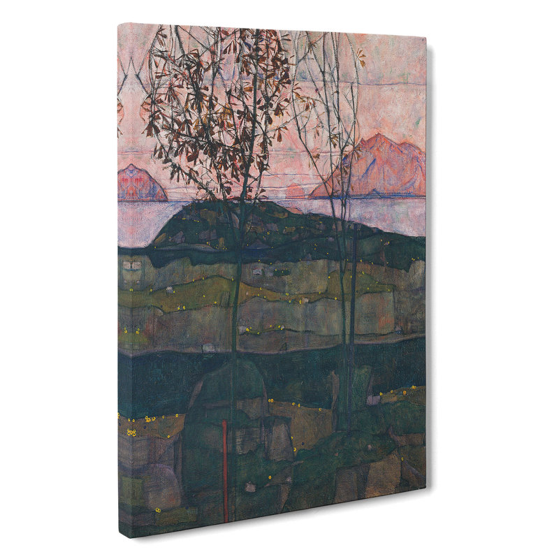 Setting Sun by Egon Schiele - Wrapped Canvas, 60cm H x 40cm W x 3cm D