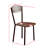 5-Piece Round Dining Set Table Chairs