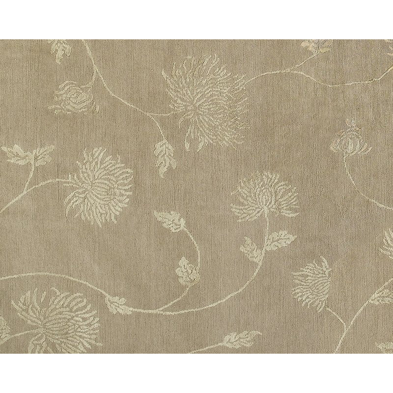 Enchantment Floral Area Rug in Neutral/Taupe, Rectangle 10' x 14'