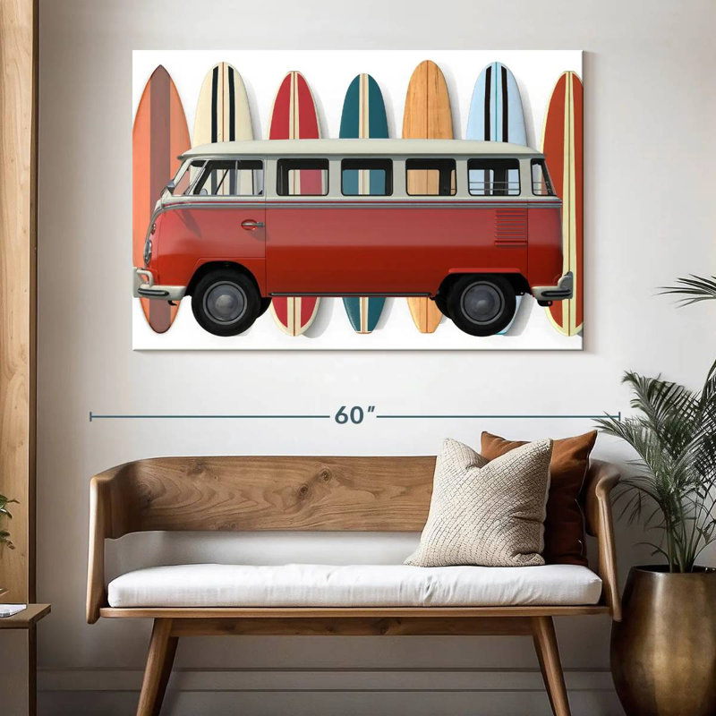Mehar Surfer Van, 34" H x 51" W