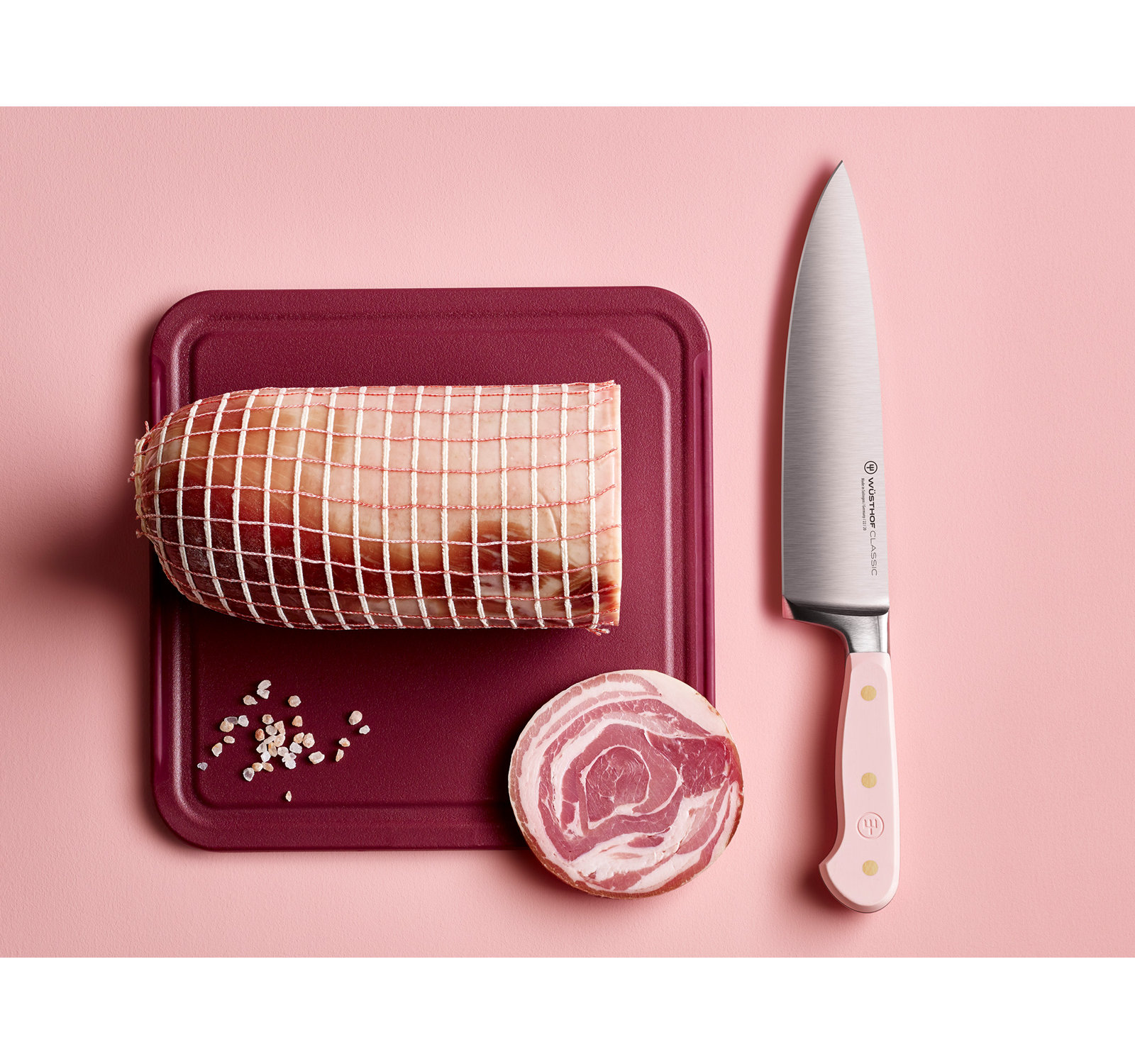 WÜSTHOF Classic Color Pink Salt 6" Chef's Knife, Pink Himalayan Salt, 6"