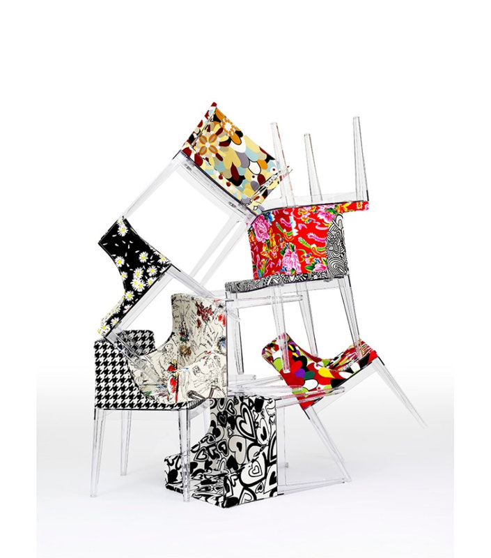 Mademoiselle Cotton Armchair, Vevey Red, Black