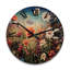 Horloge murale colorée Wildflower Symphony III - Floral-152801125