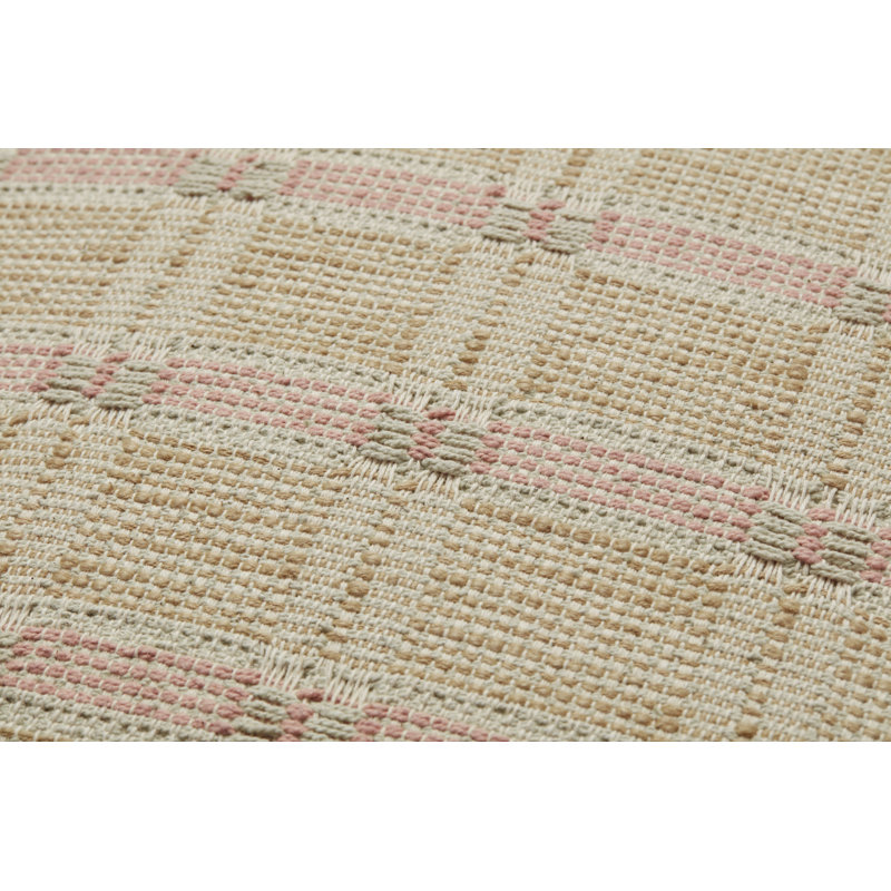 Ivory and Beige Textured Cotton Throw Pillow Set