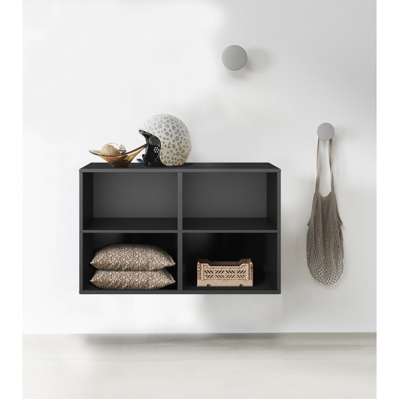 Keep Bookcase, Black, 43cm x 89cm x 32.5cm D