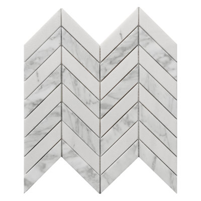Palermo 1" x 4" Marble Mosaic Wall & Floor Tile