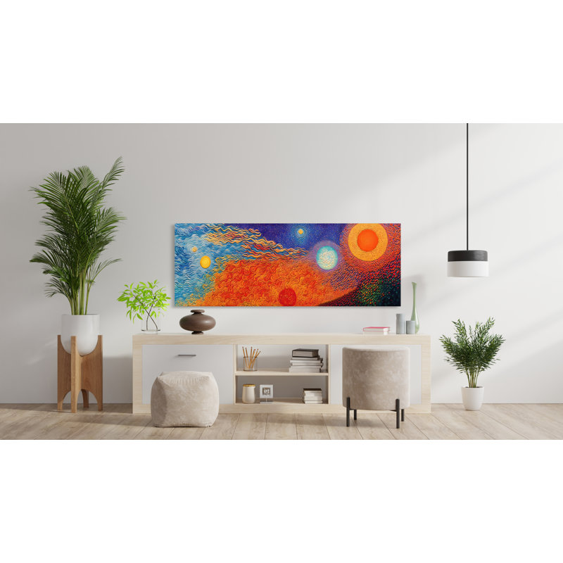 Modern Earth 329, 12" H x 36" W