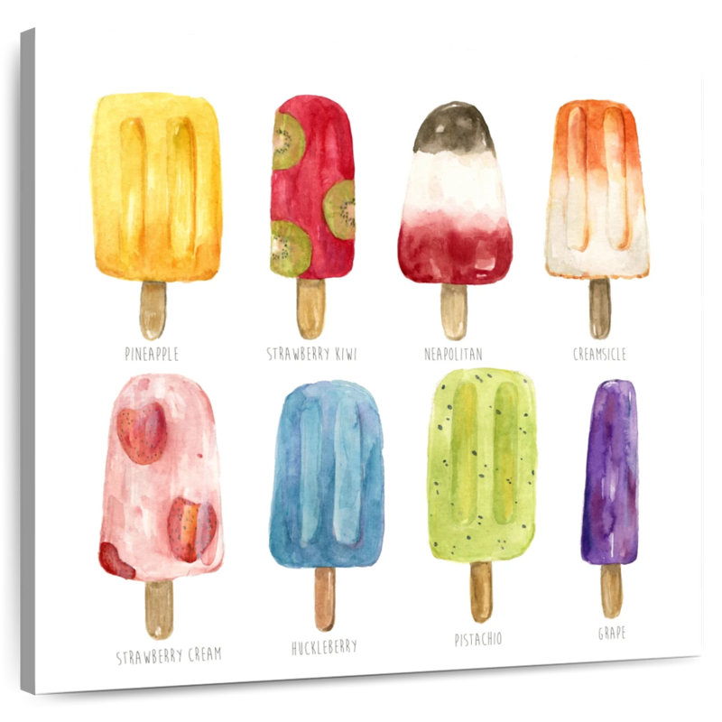Arney Popsicles Come Chill, 10" H x 10" W