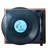 Portable Decorative Record Player with Bluetooth