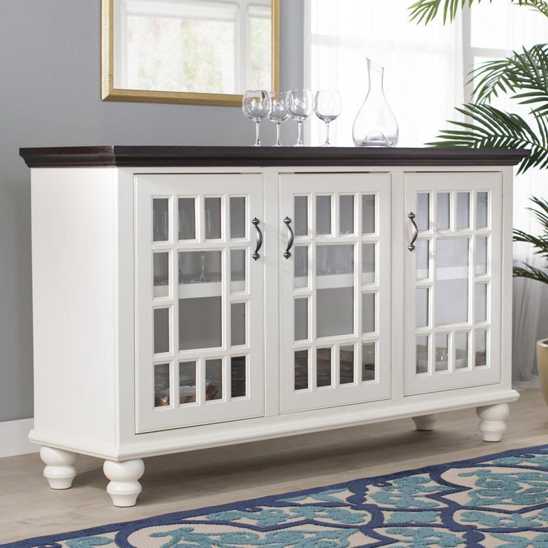 Unfinished TV Stand for TVs up to 70", Havana Gold, Summer Sage