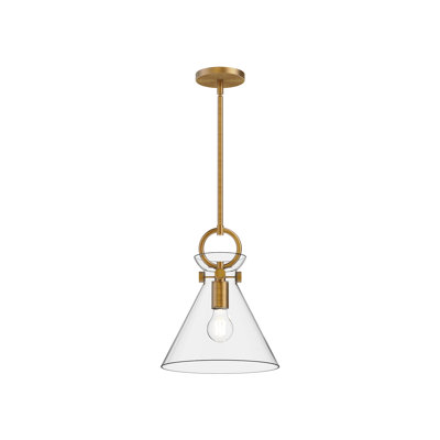 Luminaire suspendu conique à 1 lumière Tiney