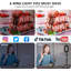 Anneau réglable avec support télescopique, lumière de bureau USB à intensité variable de 5 pouces pour les appels vidéo, diffusion en direct, Selfie, maquillage, Zoom, Tiktok, bobines, photographie
