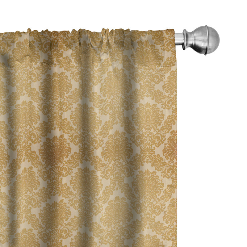 Rideaux 4 panneaux East Urban Home, L 56 po x L 95 po