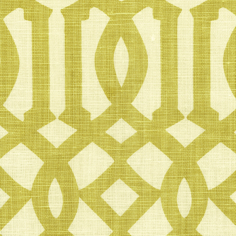 Tissu Imperial, Citrine / ivoire