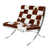 Brown/White Horse Hair Leather is out of stock