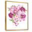 Fleurs roses rétro - peinture sur toile-59767354-59538016