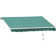 Dakota Fields 250cm D Polyester Green Cover Retractable Patio Awning