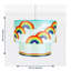 20cm H Plastic Drum Pendant Shade ( Uno ) in Rainbow