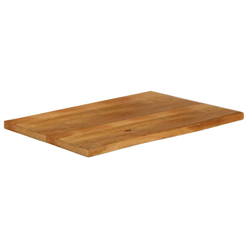 Solid Wood Table Top, 2.5cm H x 110cm W x 60cm D