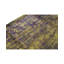 Silk Area Rug in Violet/Yellow