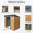 6Ft X 5Ft Outdoor Metal Storage With Transparent Plate And Foundation For Backyard Garden Patio-112433116