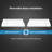 OVE Decors 48" x 32" Rectangle Shower Base Pan, White Acrylic, Hidden Side Drain, Reversible Design