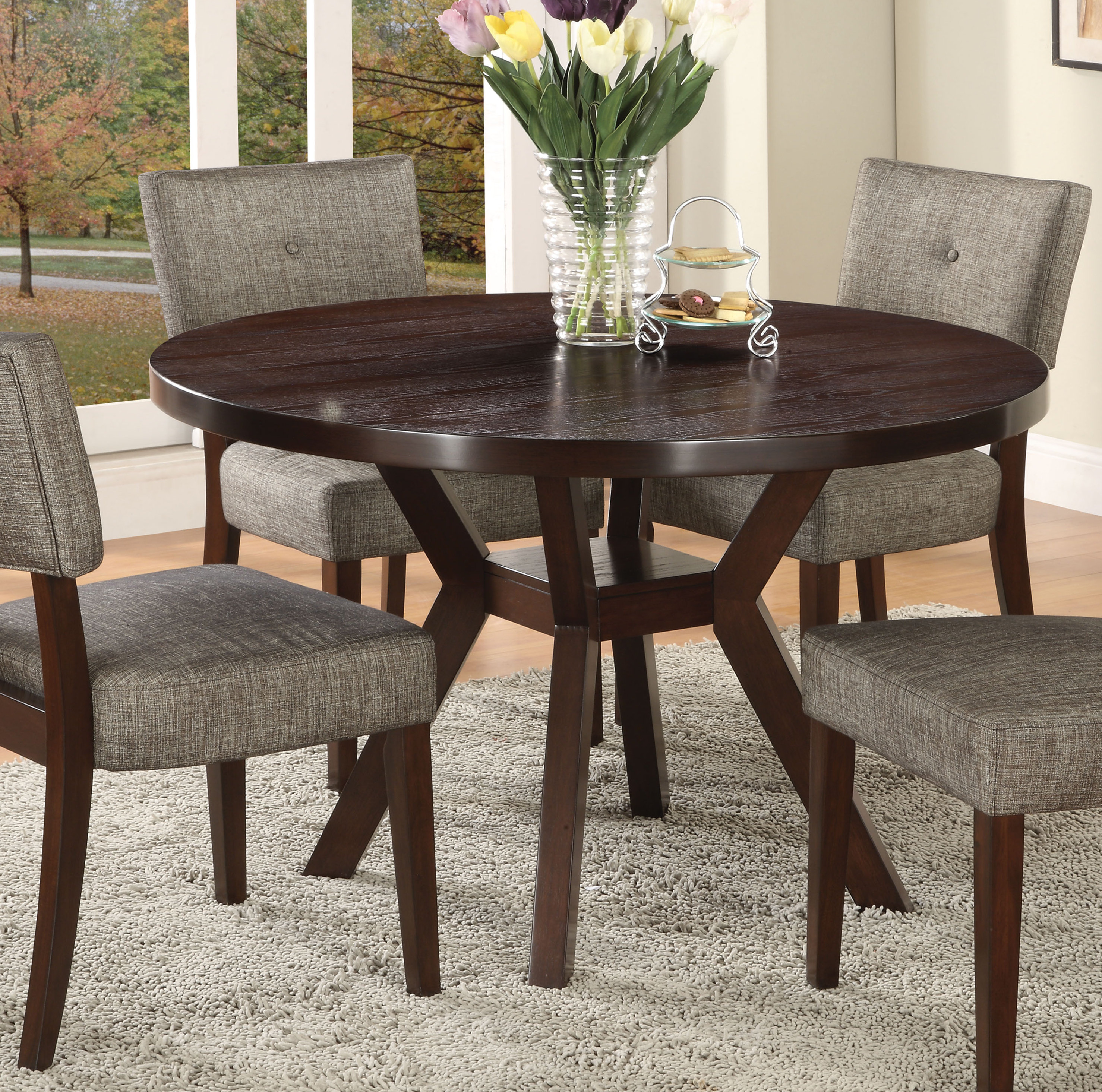 Brayden Studio® Damon Round Dining Table | Wayfair
