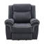 Fauteuil inclinable électrique en microfibre Domana