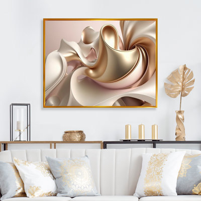 Cayenne - Abstract Liquid Ink Wall Art