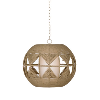 Luminaire suspendu sphère 1 lumière Johnie