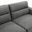 Loseff Pointer Fabric Upholstered Sofa, Gray
