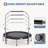 40" Foldable Mini Trampoline For Adults