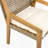 Outdoor Dining Set – Premium Acacia Wood Hermosa Table & Wicker Chairs With Cream Cushion For Comfortable Dining Experience,Suitable For Large Gatherings(1 Table + 4 Chairs)