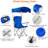 Folding Camping Chair Beach Canopy Chair – Sun Protection, 330LBS Capacity, Cup Holder, Canopy Works As Carry Bag-7343992-7343943