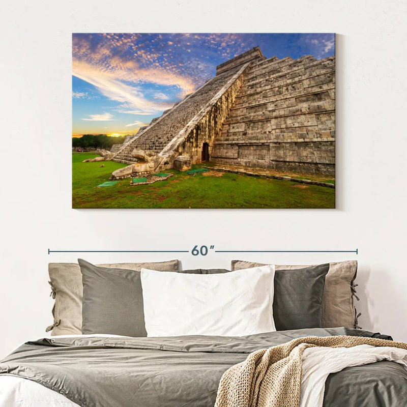 Adella Kukulcan Step Pyramid, 34" H x 51" W