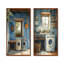 Blue Washday Blues I - Ensemble de 2 pièces d'art mural-1080916594-1080916599-1080916603