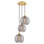 Luminaire suspendu 3 lumières Ellington