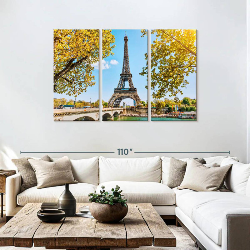 Nicci Paris Eiffel Tower In Spring, 48" H x 74" W