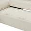 Canapé-lit modulaire en forme de L de 82,6 po avec deux ports USB-1476551614